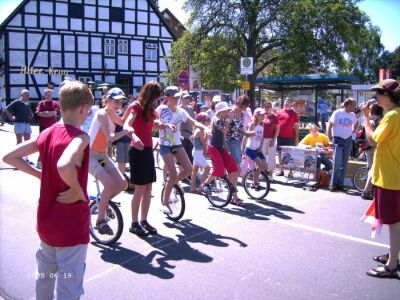 Aktion von YOU MOVE am 19. Juni 2005 in Oerlinghausen-Helpup